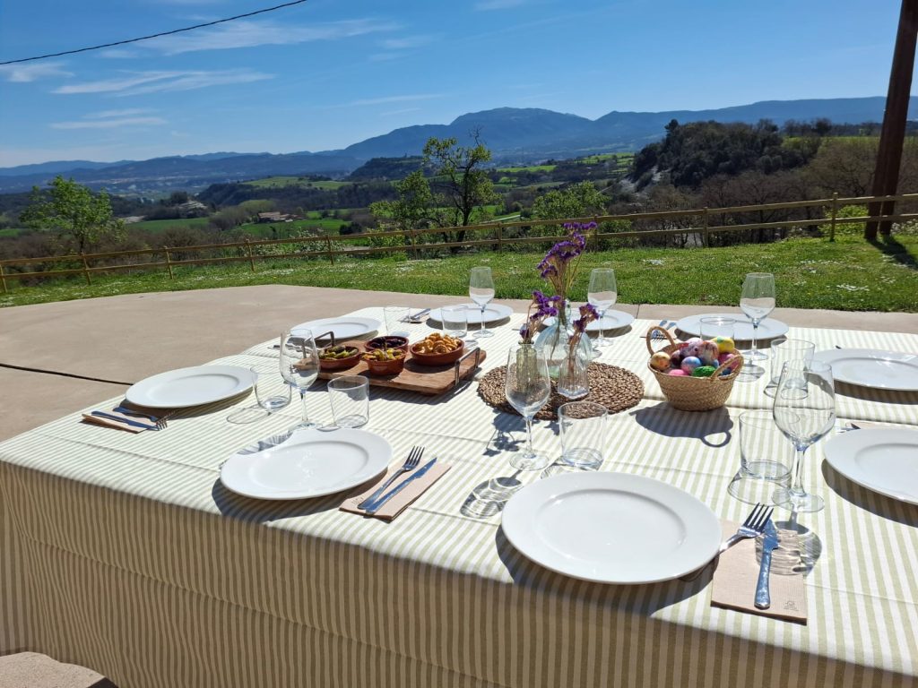 Comida con vistas