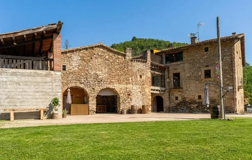 Placa de la masia Mas Vall-Llovera